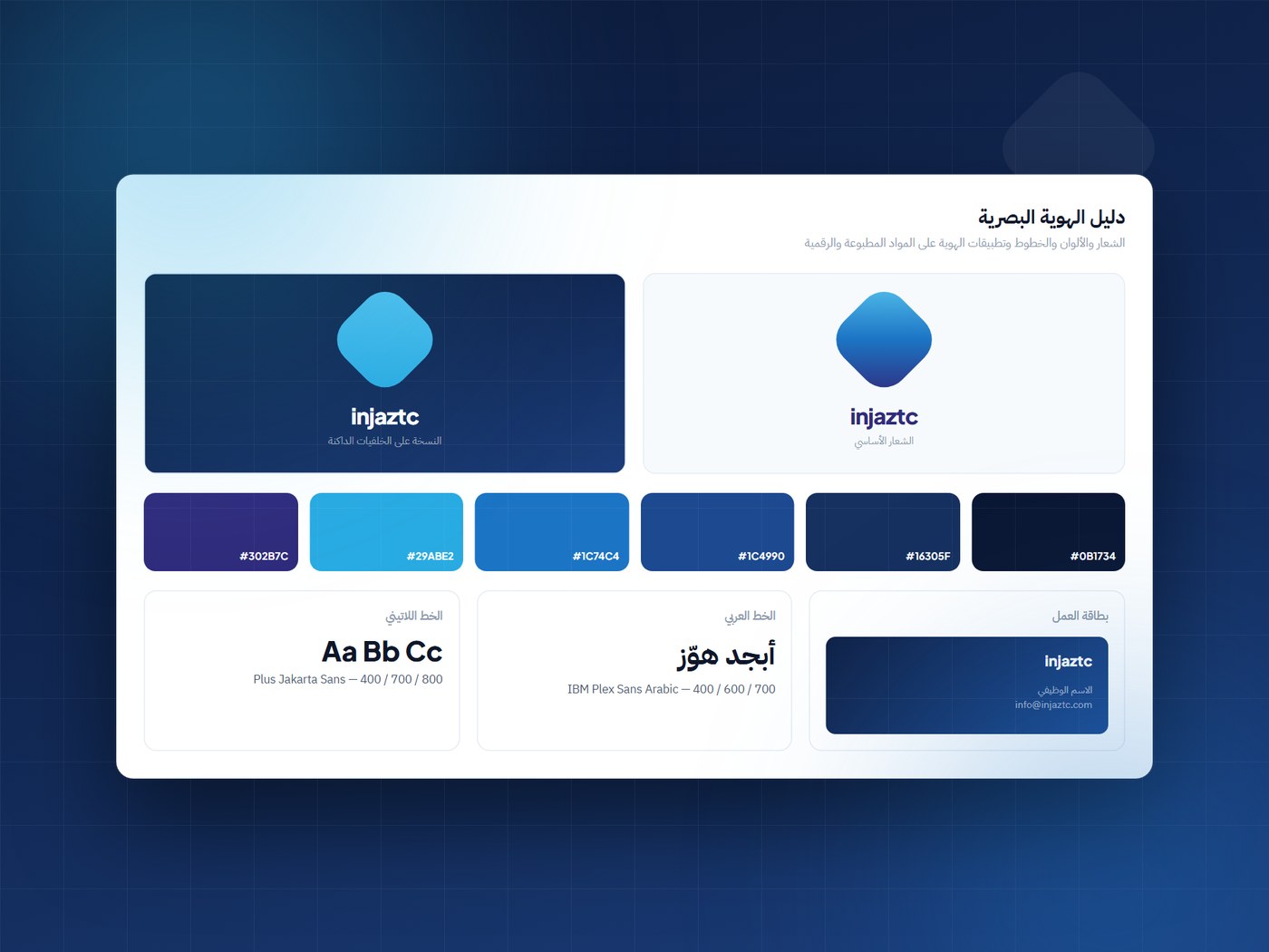 دليل الهوية البصرية: الشعار والألوان والخطوط